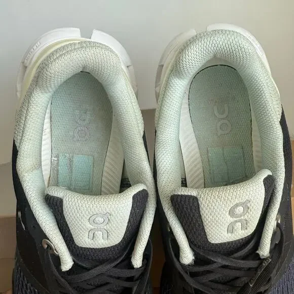 On Cloud Cloudflyer Black/Mint Green Women Running Sneakers- SZ 9 - Picture 6 of 13